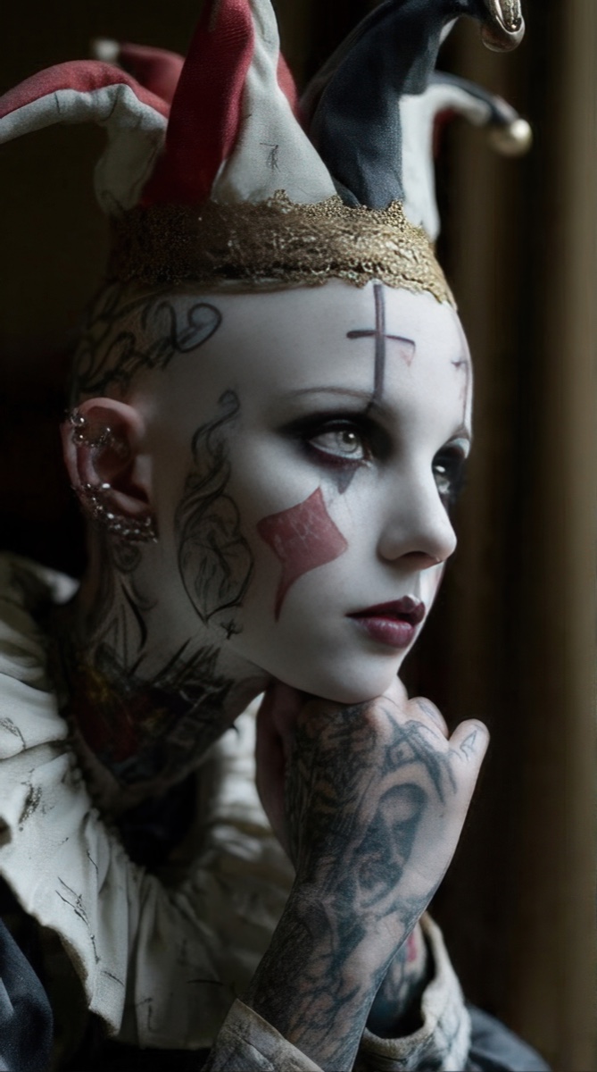 Portrait of Amber, a fictional Dark Masons character