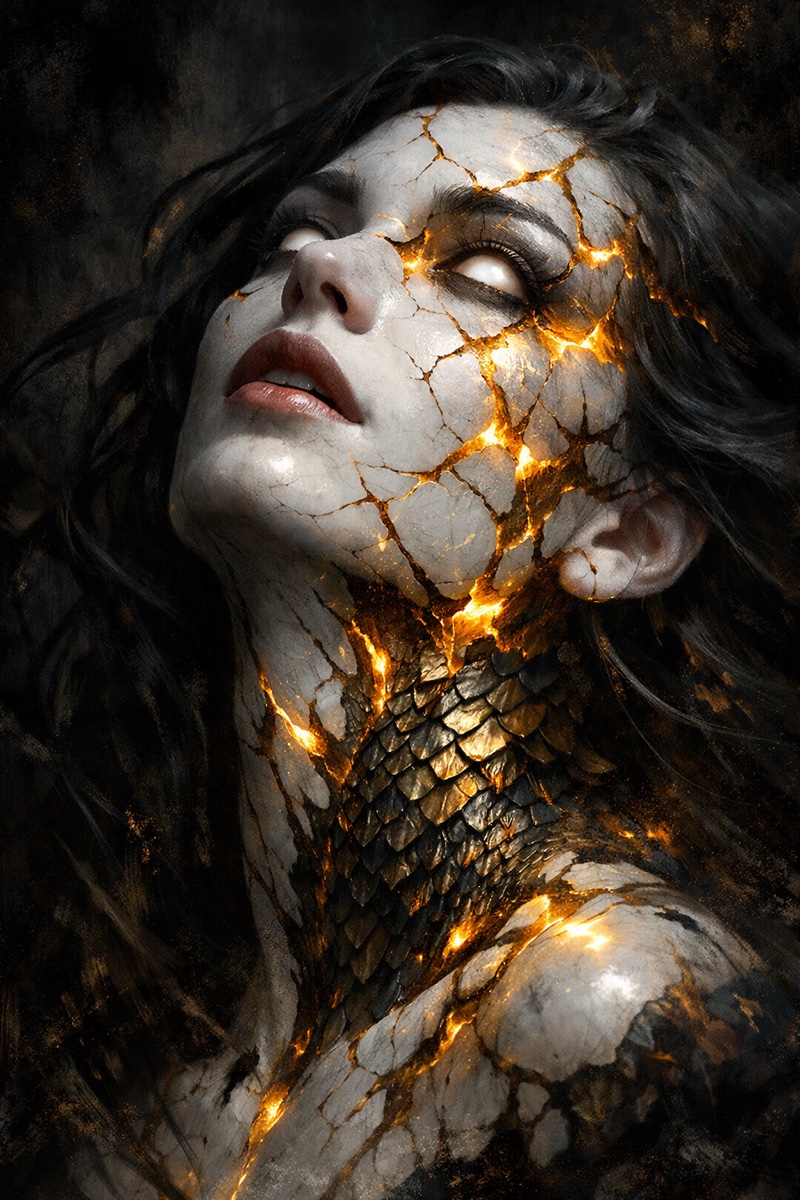 Portrait of Belveth, a fictional Dark Masons character