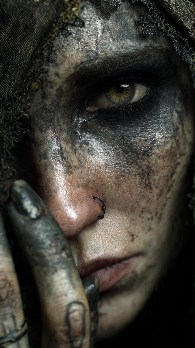 Portrait of Charghith, a fictional Dark Masons character