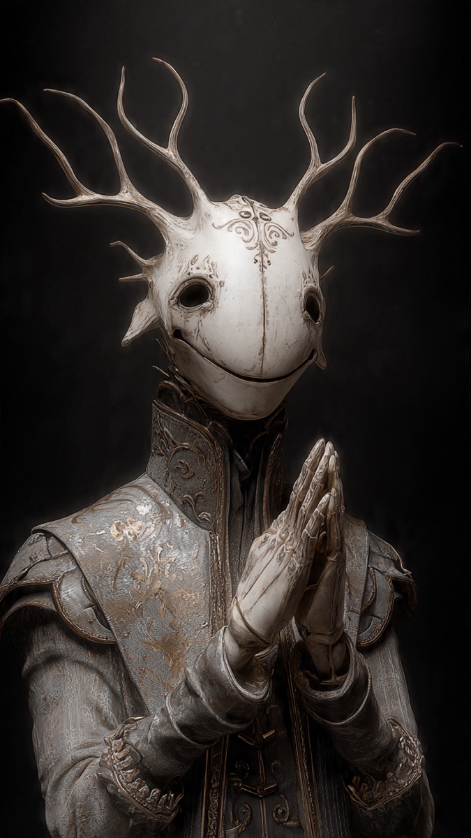 Portrait of Crooketh, a fictional Dark Masons character
