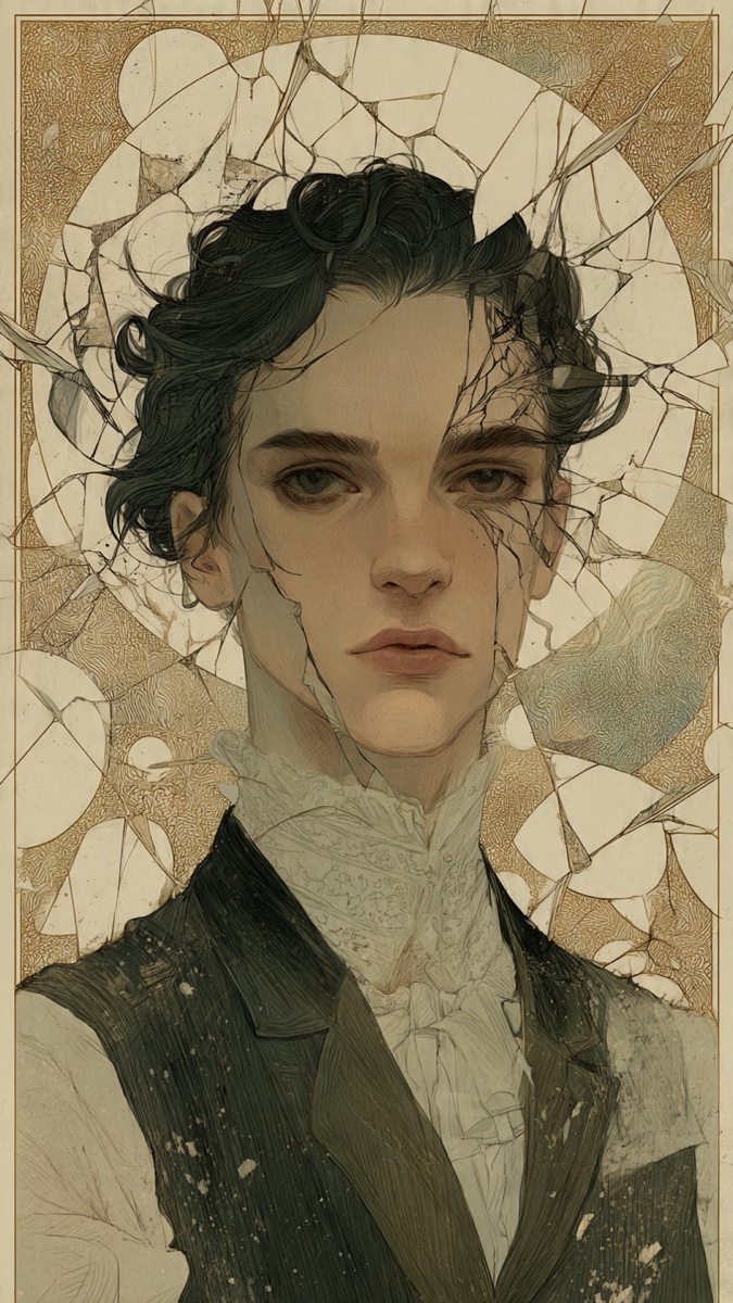 Portrait of Elsewyn, a fictional Dark Masons character