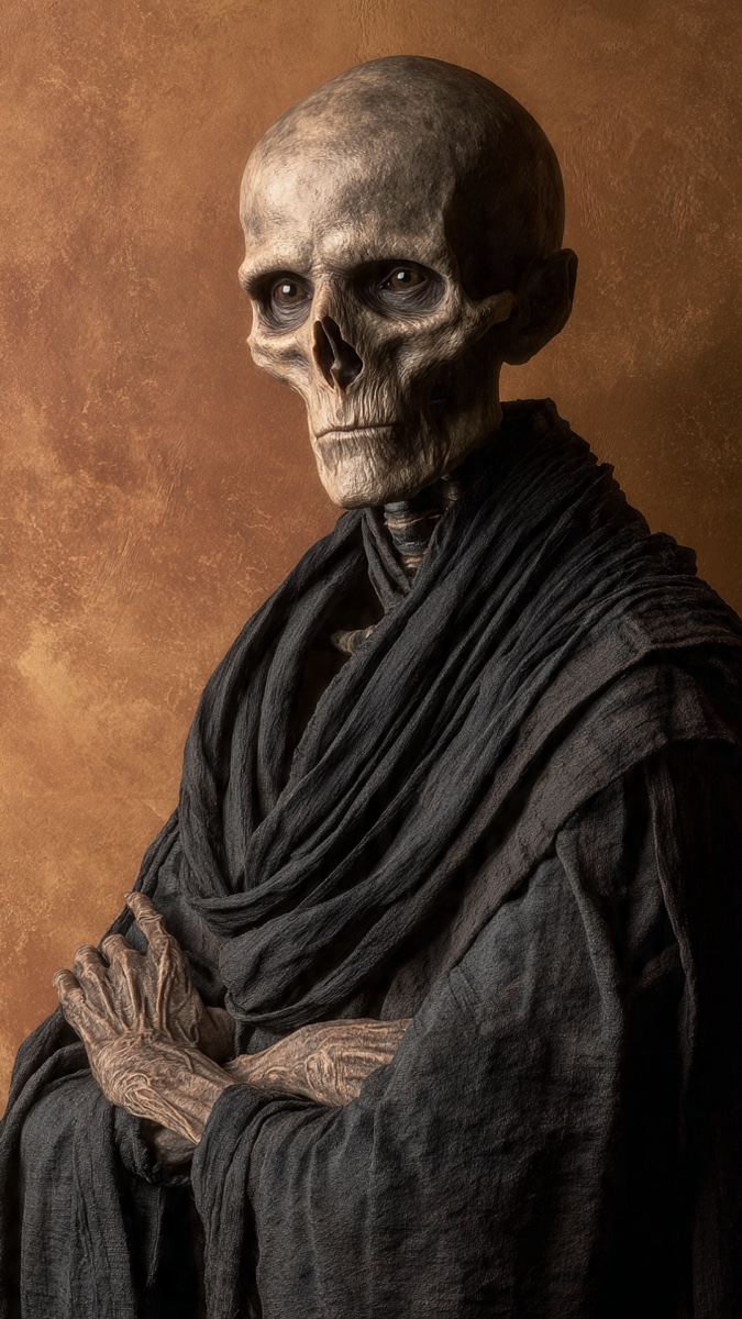 Portrait of Fornax, a fictional Dark Masons character