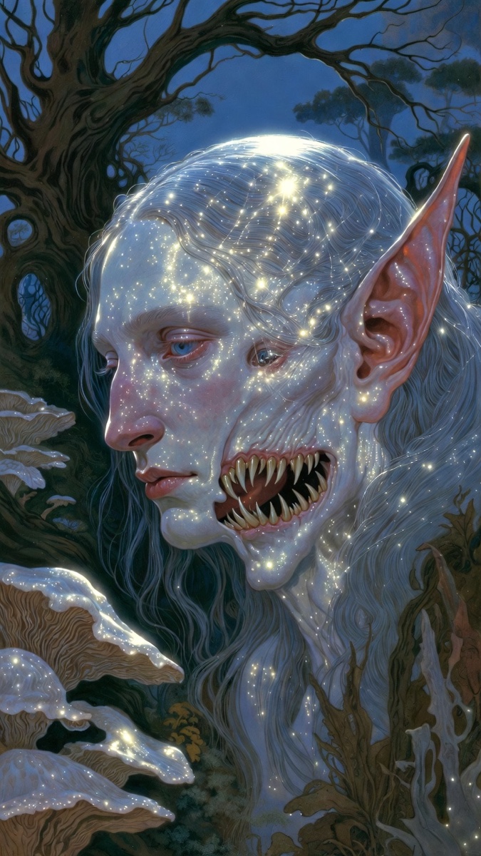 Portrait of Gwydion, a fictional Dark Masons character
