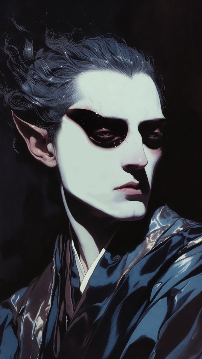 Portrait of Haru, a fictional Dark Masons character