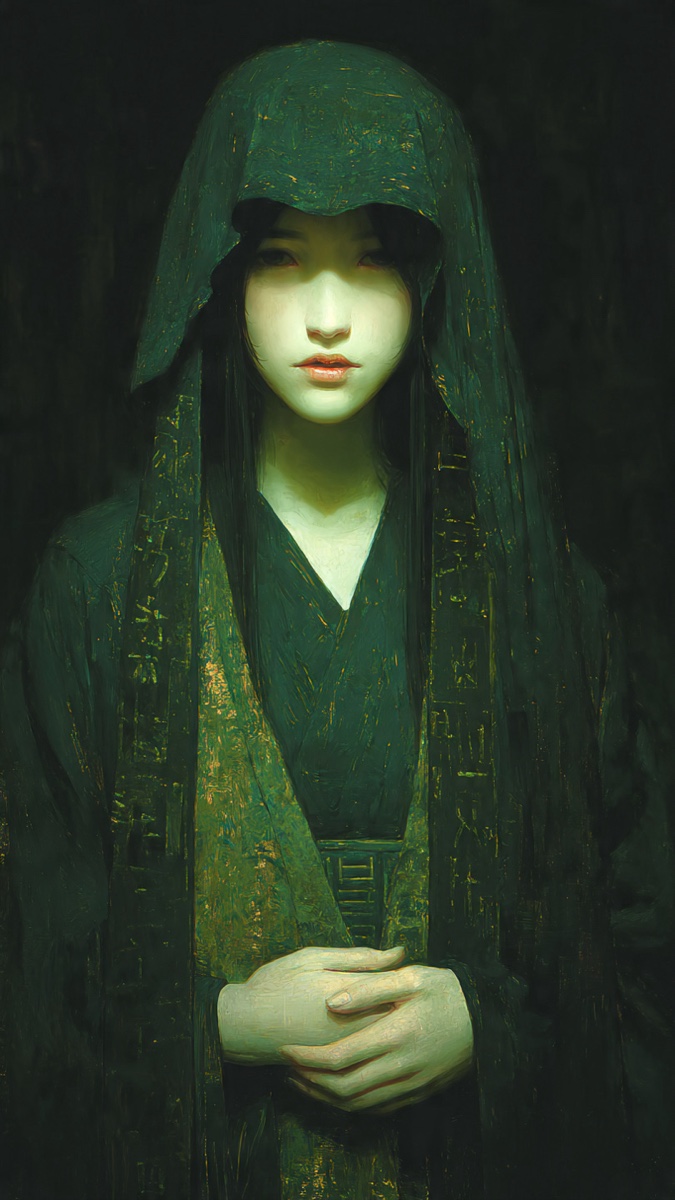Portrait of Hotaru, a fictional Dark Masons character