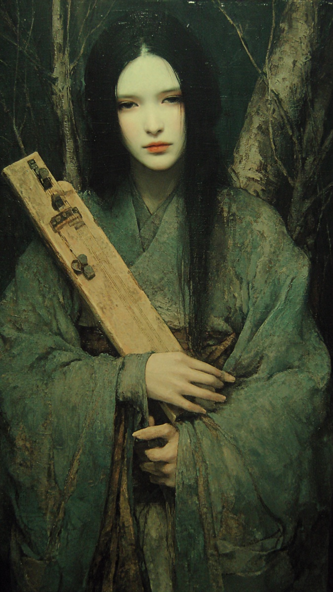 Portrait of Kagehime, a fictional Dark Masons character