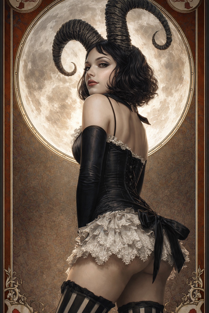 Portrait of Kyleah, a fictional Dark Masons character