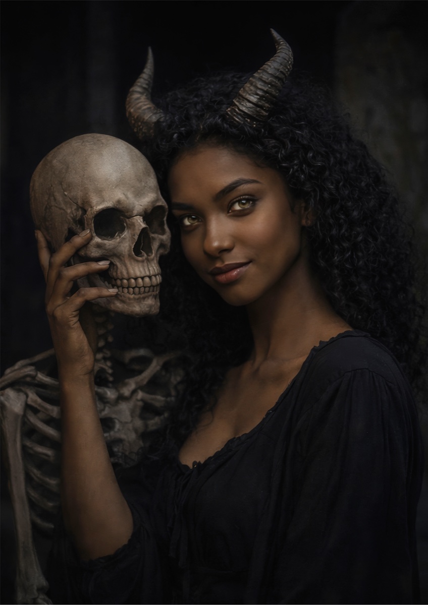 Portrait of Maara, a fictional Dark Masons character
