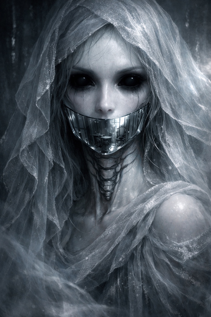 Portrait of Mirrowne, a fictional Dark Masons character