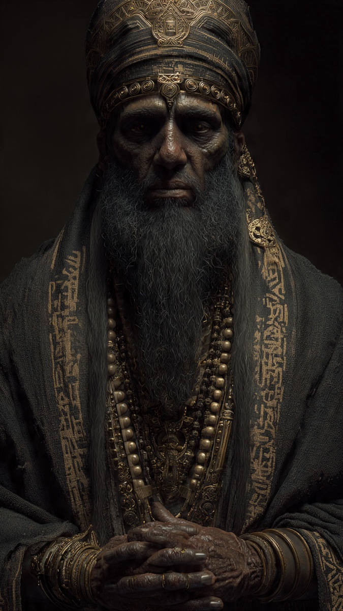 Portrait of Nabu-sharrum, a fictional Dark Masons character