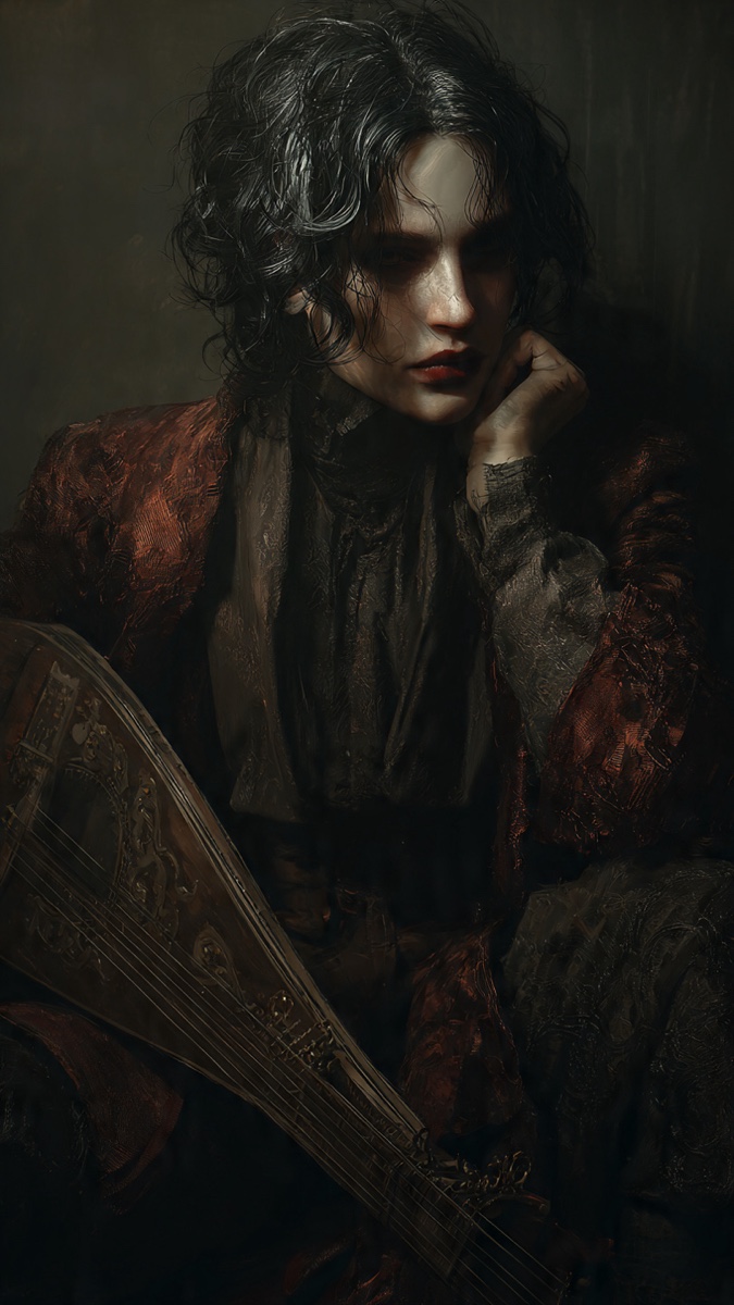 Portrait of Nolwen, a fictional Dark Masons character