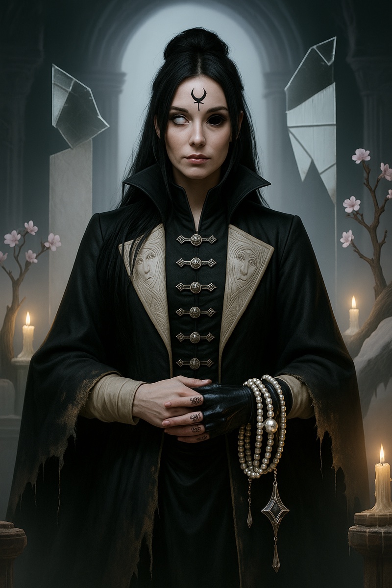 Portrait of Shaderhael, a fictional Dark Masons character