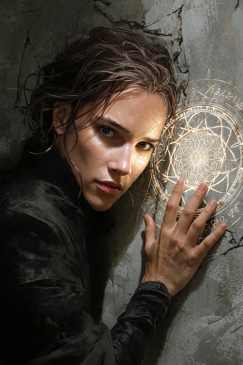 Portrait of Solveig Ashborn, a fictional Dark Masons character