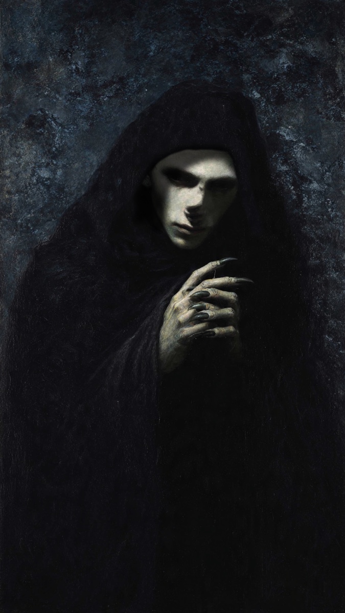Portrait of The First One, a fictional Dark Masons character
