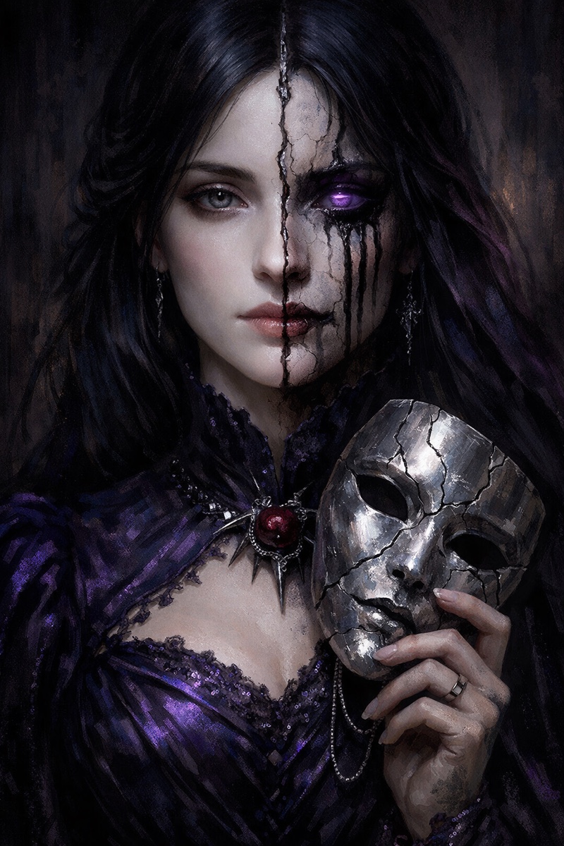 Portrait of Widdris, a fictional Dark Masons character