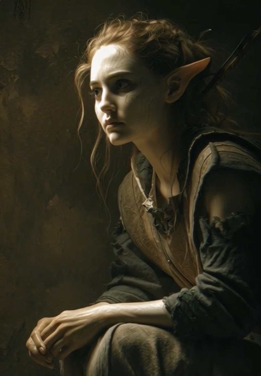 Portrait of Yesamine, a fictional Dark Masons character